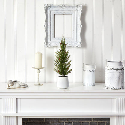 20'' Cedar Pine “Natural Look” Artificial Christmas Tree