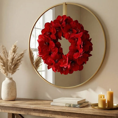 22” Amaryllis Wreath