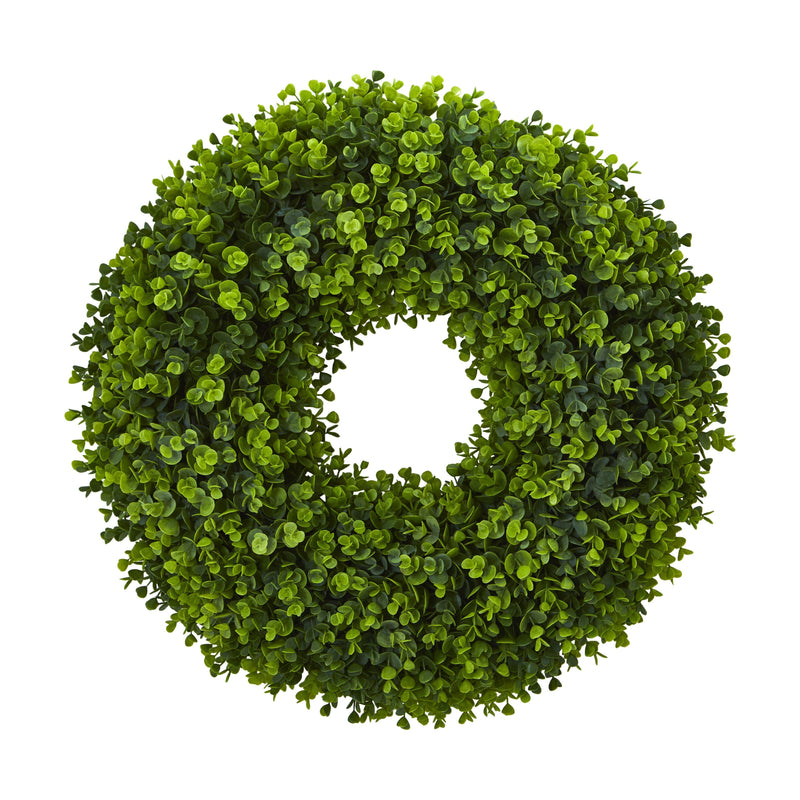 25” Eucalyptus Artificial Wreath