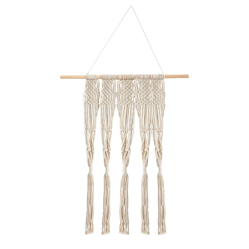 2.5’ x 2’ Hand Woven Macrame Wall Hanging Decor