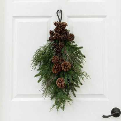 26” Pine & Pine Cone Teardrop