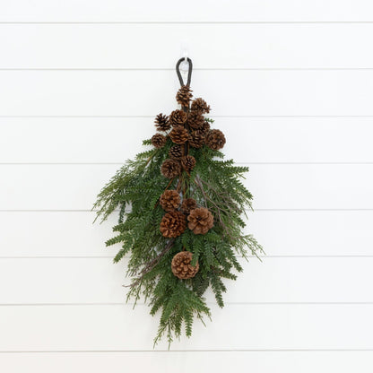 26” Pine & Pine Cone Teardrop