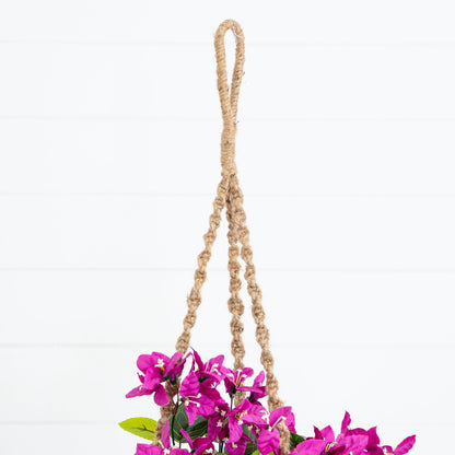 28” Bougainvillea Hanging Basket UV (Indoor/Outdoor)
