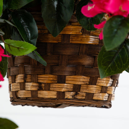 28” Bougainvillea Hanging Basket UV (Indoor/Outdoor)
