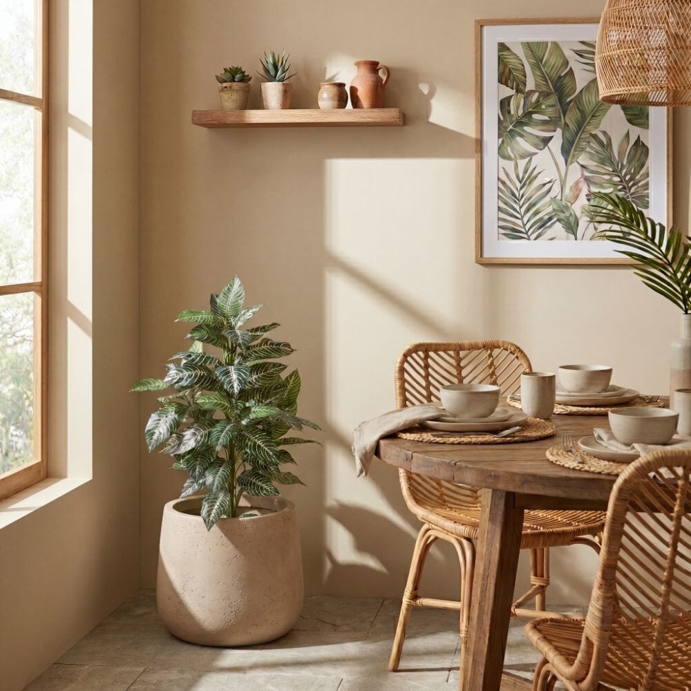 3' Zebra Silk Plant