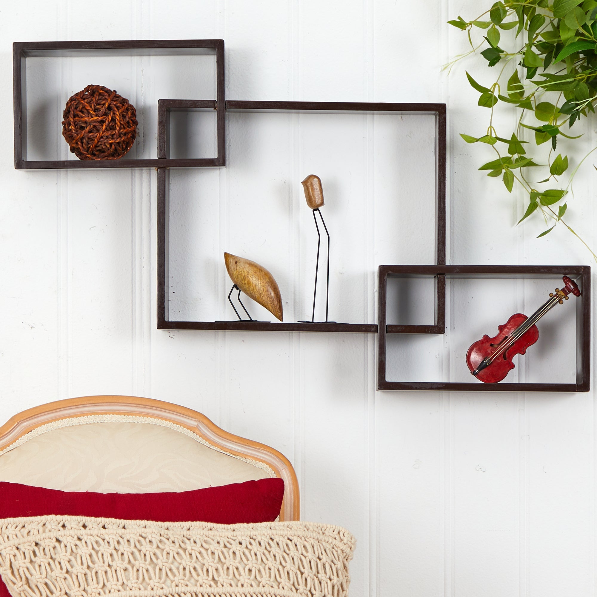 31” Floating Boxes Wall Shelves – NACS Home Decor