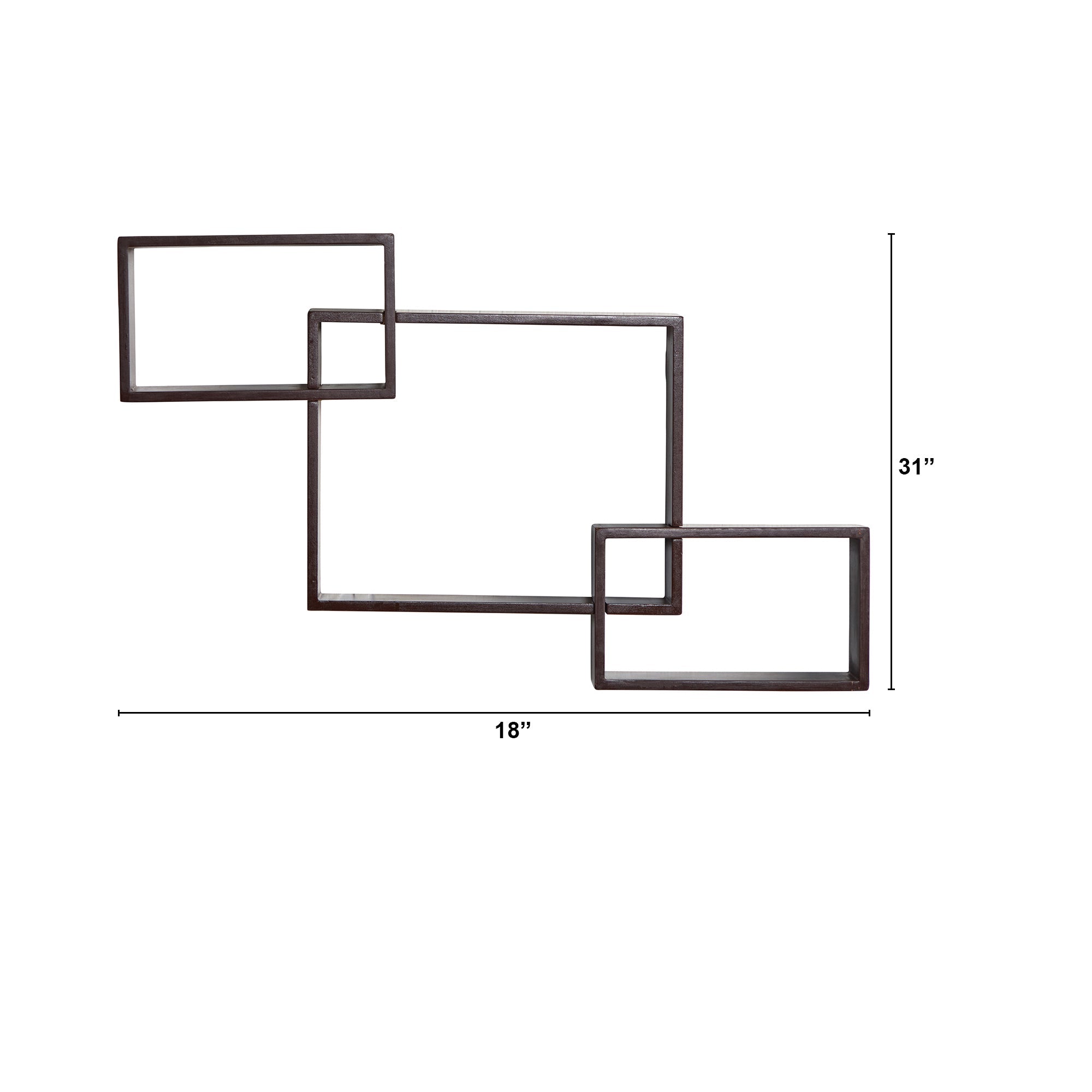 Buy 31” Floating Boxes Wall Shelves Online at Best Price