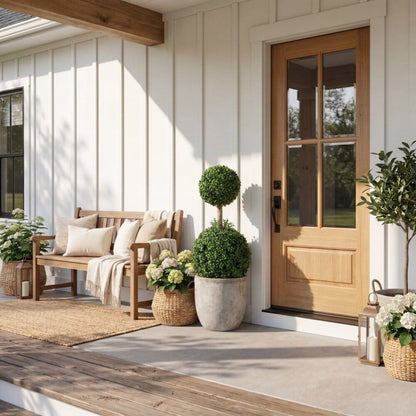 35” Double Boxwood Topiary
