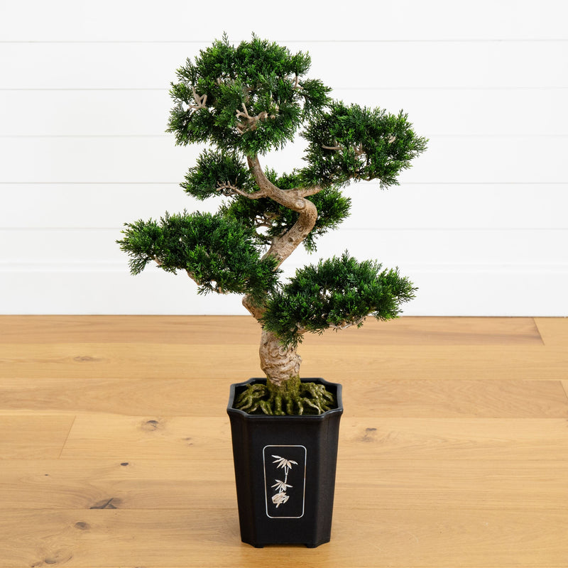 36" Artificial Cedar Bonsai
