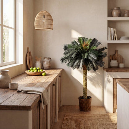 4' Artificial Sago Palm Tree