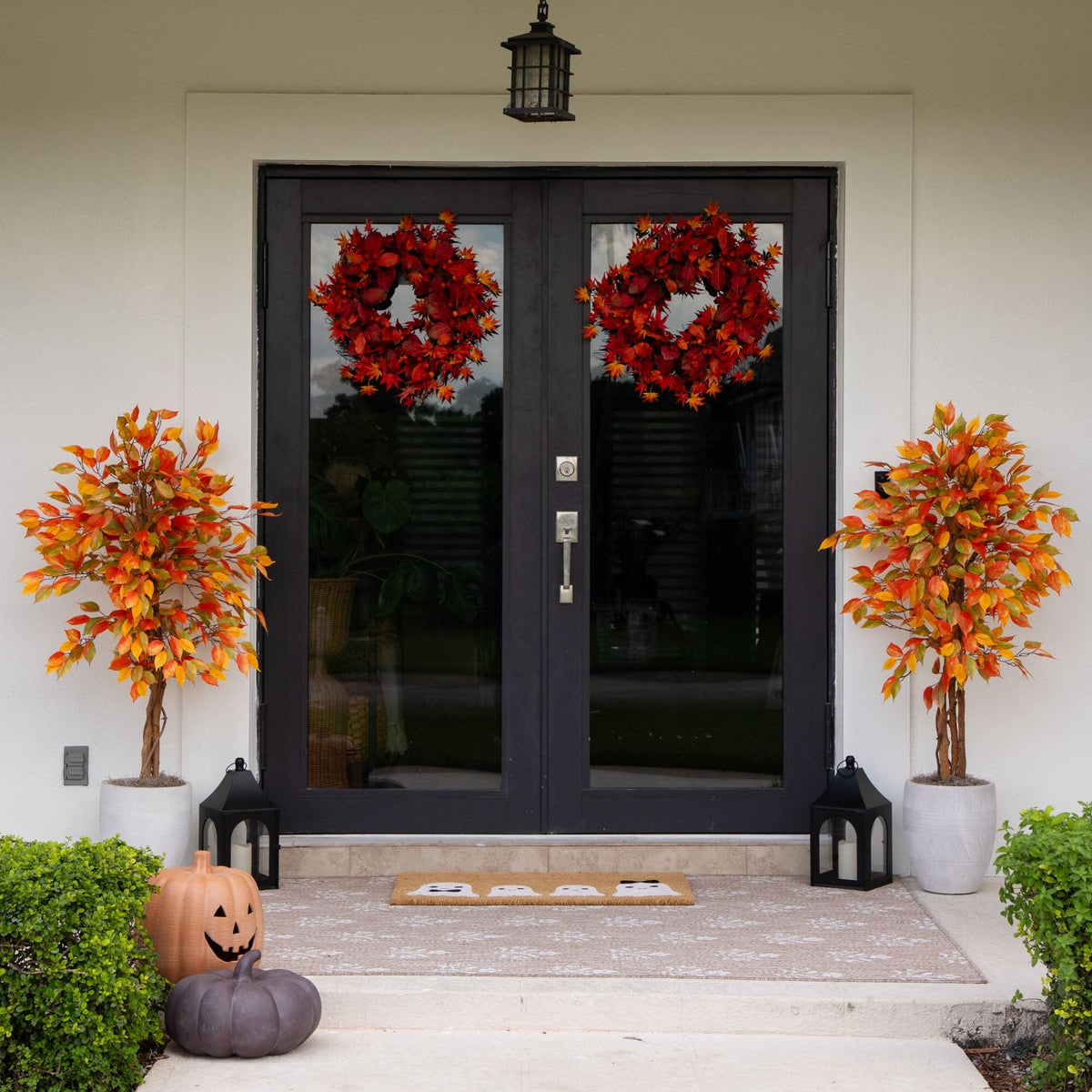 4’ Autumn Ficus Artificial Fall Tree