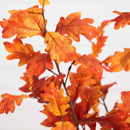 4’ Autumn Oak Artificial Fall Tree