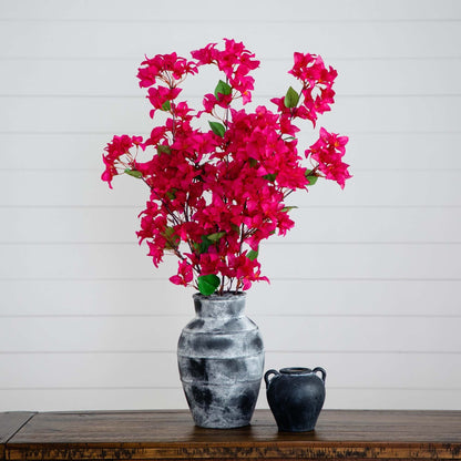 47" Artificial Bougainvillea Stems - Set of 3