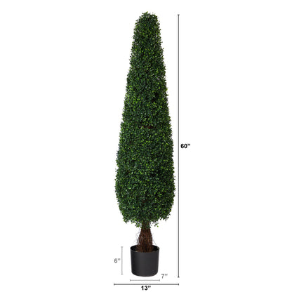 5’ Boxwood Topiary Artificial Tree UV Resistant (Indoor/Outdoor)