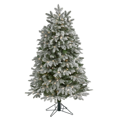 5' Flocked Colorado Mountain Fir Artificial Christmas Tree