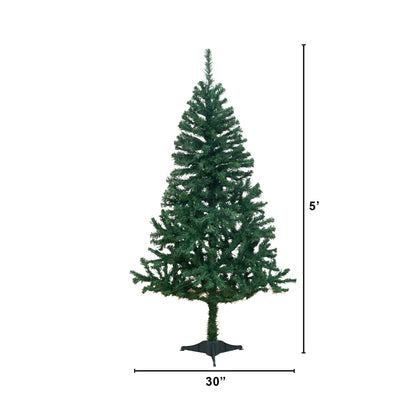 5' Northern Tip Pine Artificial Christmas Tree with 150 Clear LED Lights