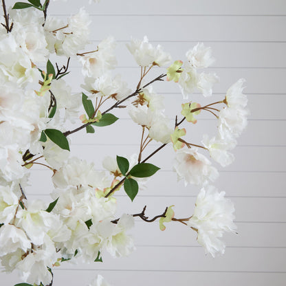 6’ Artificial Cherry Blossom Tree with White Decorative Planter