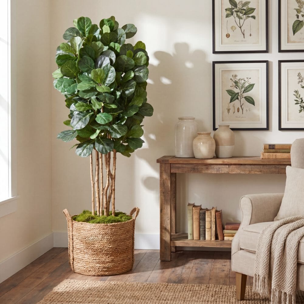 6’ Artificial Fiddle Leaf Fig Tree