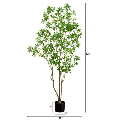 7’ Artificial Minimalist Japanese Pieris Tree