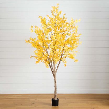 9’ Autumn Maple Artificial Fall Tree