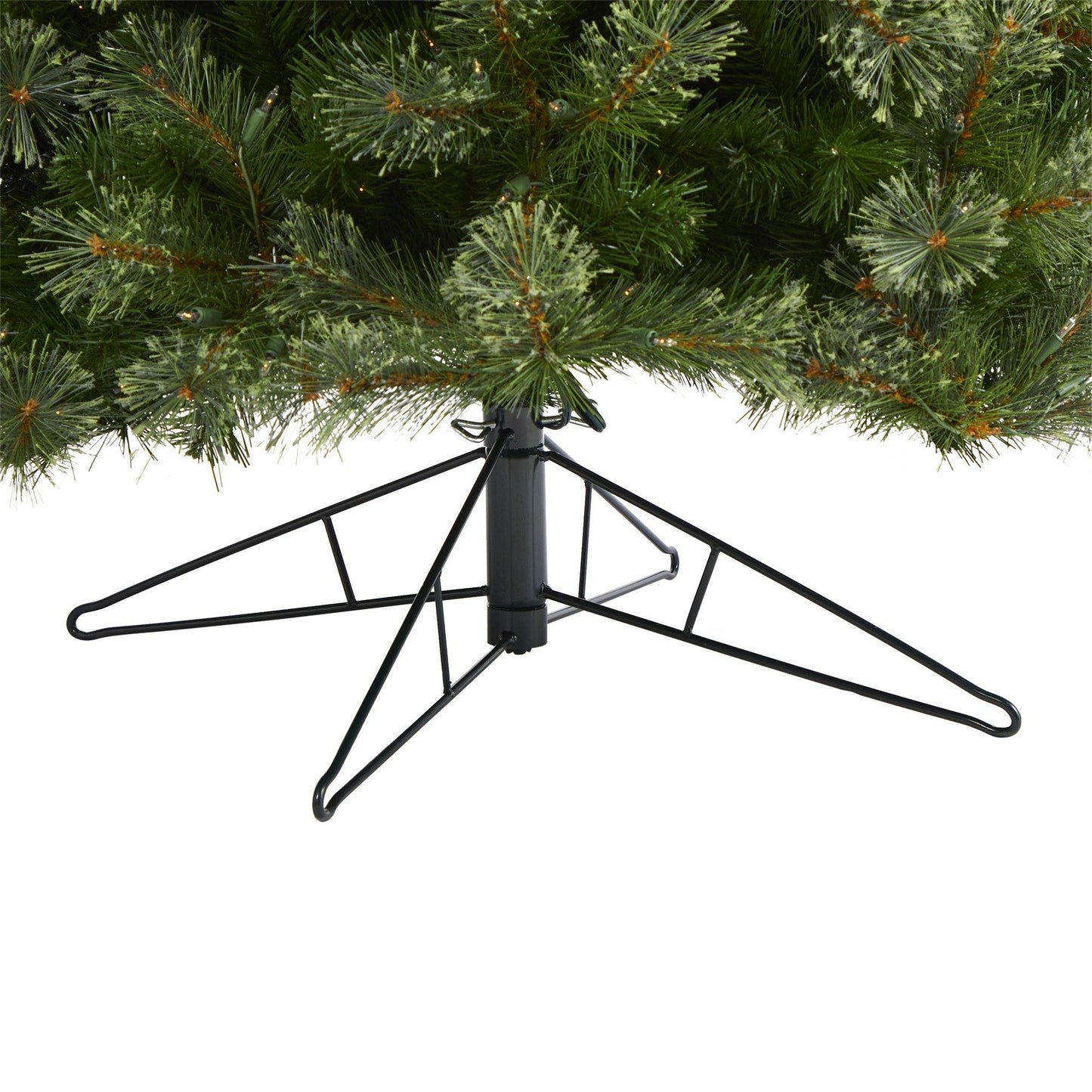 9' Cashmere Slim Artificial Christmas Tree with 550 Warm White Lights and 1308 Bendable Branches
