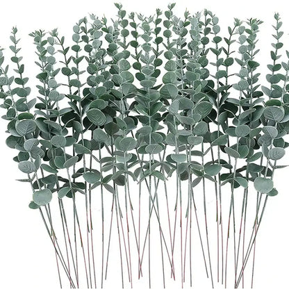 Artificial eucalyptus greenery stems for living room decor