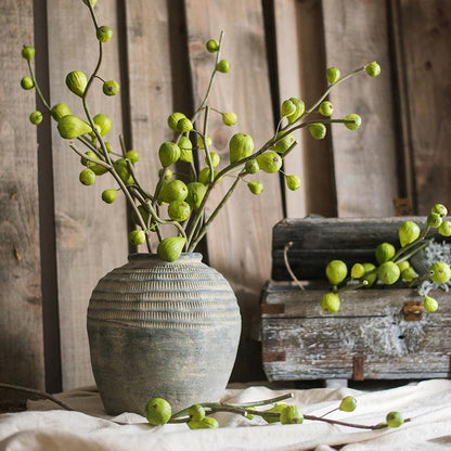 Artificial Fig Fruit Stem 30" Tall Silk Branch