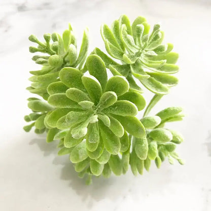 Artificial green plant flower cherry berries bundle living room decor