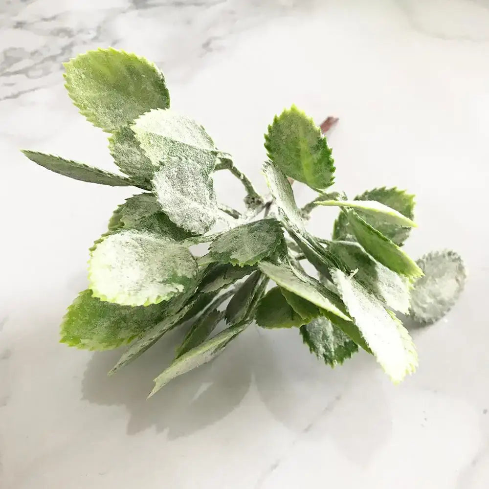Artificial green plant flower cherry berries bundle living room decor
