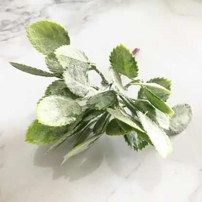 Artificial green plant flower cherry berries bundle living room decor