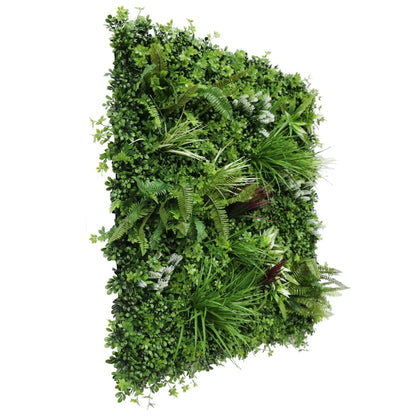 Tropical Vista Artificial Vertical Garden Green Wall Panel 40×40in 11 SQ FT – UV Resistant – Commercial Grade