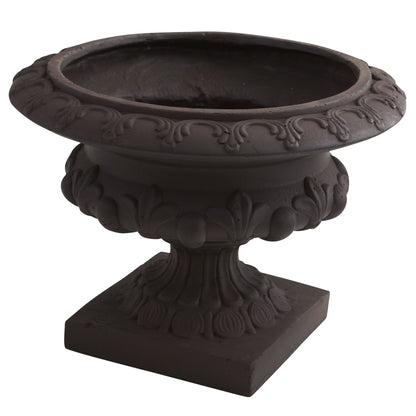 Iron Finished Decorative Urn (Indoor/Outdoor)