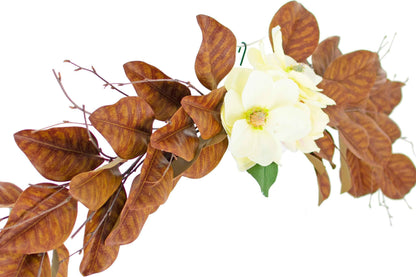 Artificial Magnolia Leaf Swag