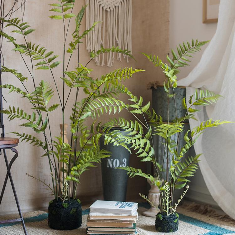 Artificial Faux Eagle Fern Bulk Plant, view 2