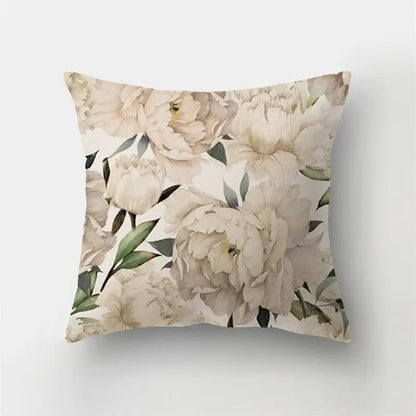 Artistic nature and animal short plush pillowcase bedroom decor