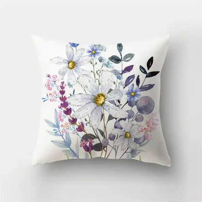 Artistic nature and animal short plush pillowcase bedroom decor