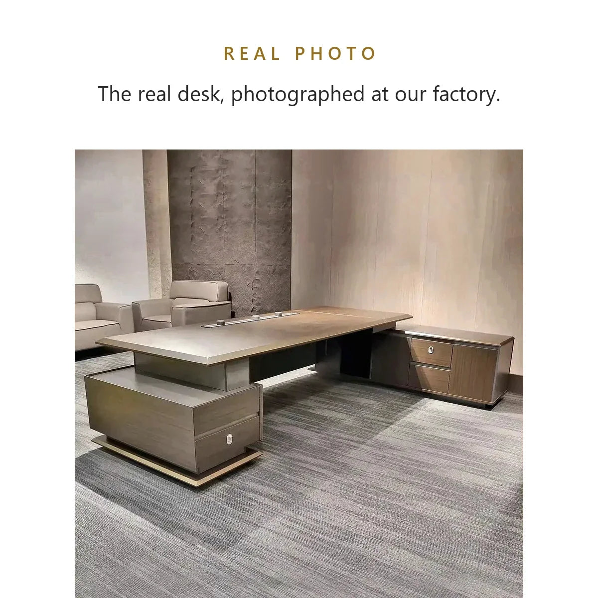 Aspen · Modern L-Shaped Executive Desk