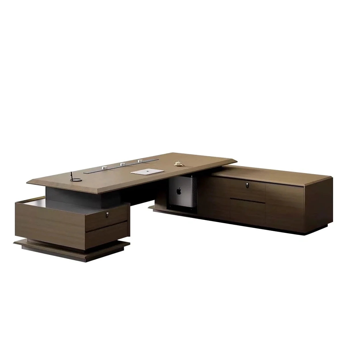 Aspen · Modern L-Shaped Executive Desk
