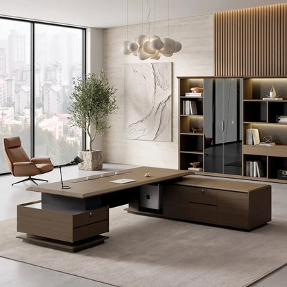 Aspen · Modern L-Shaped Executive Desk