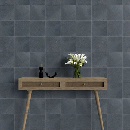 Asphalt Matte Terrazzo Tiles 8x8