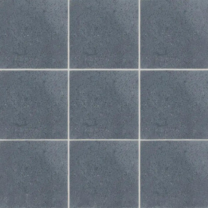 Asphalt Matte Terrazzo Tiles 8x8
