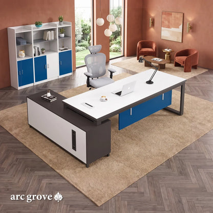 Astrea · Modern L-Shaped Executive Desk