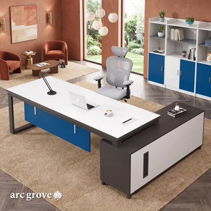 Astrea · Modern L-Shaped Executive Desk