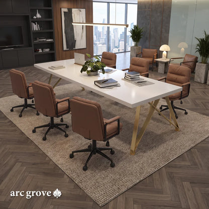 Astrid · White Collaborative Meeting Table