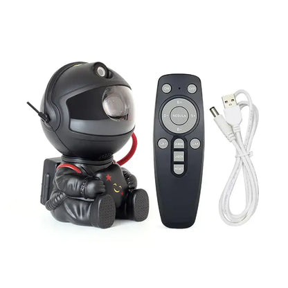 Astronaut white galaxy star night light bedroom projector