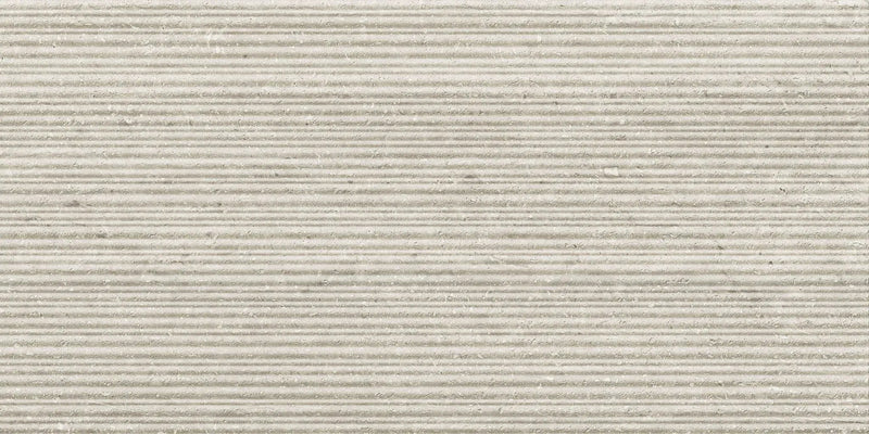 Veneer World Atelier Trail Bamboo Vein Cut Grey Travertine Look Porcelain Accent Tiles 12x24