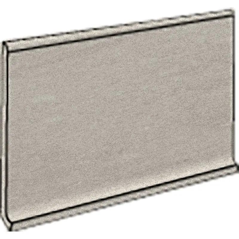 Atelier Grey Light Honed Cove Base Concrete Look Porcelain Mouldings 6x12