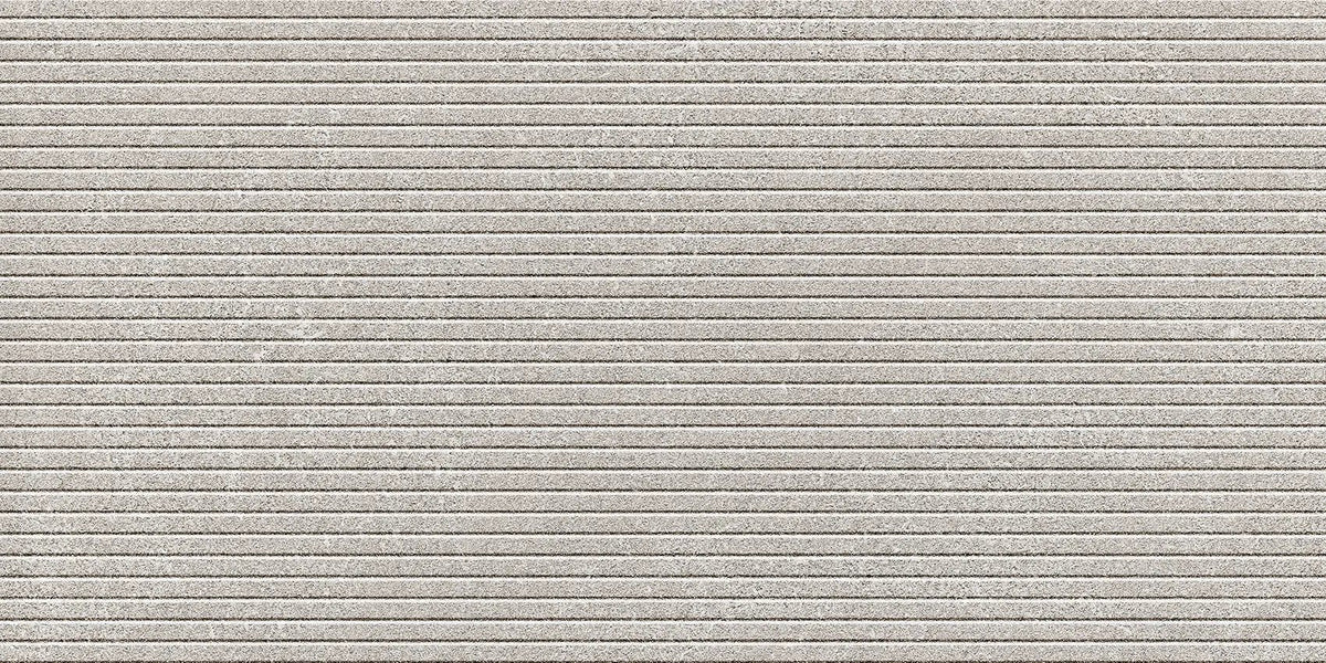 Veneer World Atelier Indiana Salem Groove Large Grey Select Limestone Look Porcelain Accent Tiles 12x24