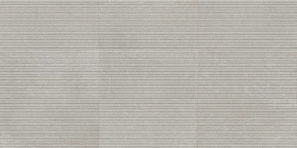Veneer World Atelier Indiana Salem Groove Large Grey Select Limestone Look Porcelain Accent Tiles 12x24