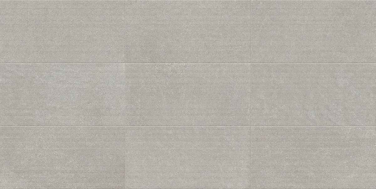 Veneer World Atelier Indiana Salem Groove Small Grey Select Limestone Look Porcelain Accent Tiles 12x24
